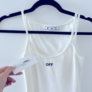 off white bodycon mini
